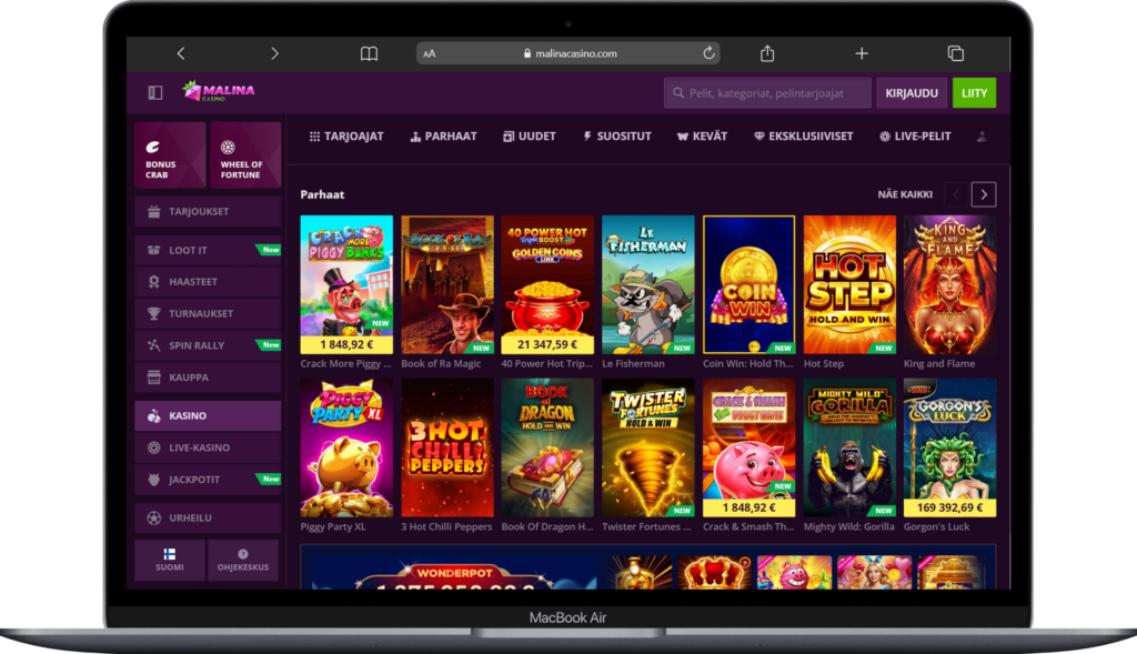 malina casino games